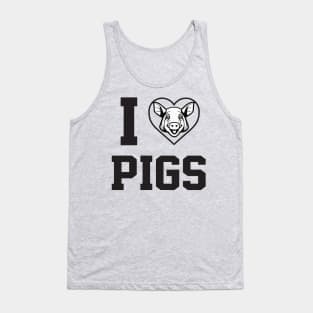 I Love Pigs - Pig Tank Top